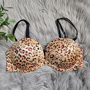 Victoria's Secret Leopard Print Optional Strapless Women's Bra